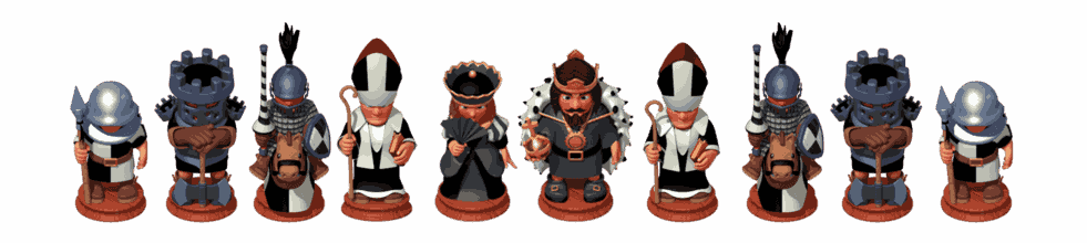 Simple and fun chess pieces